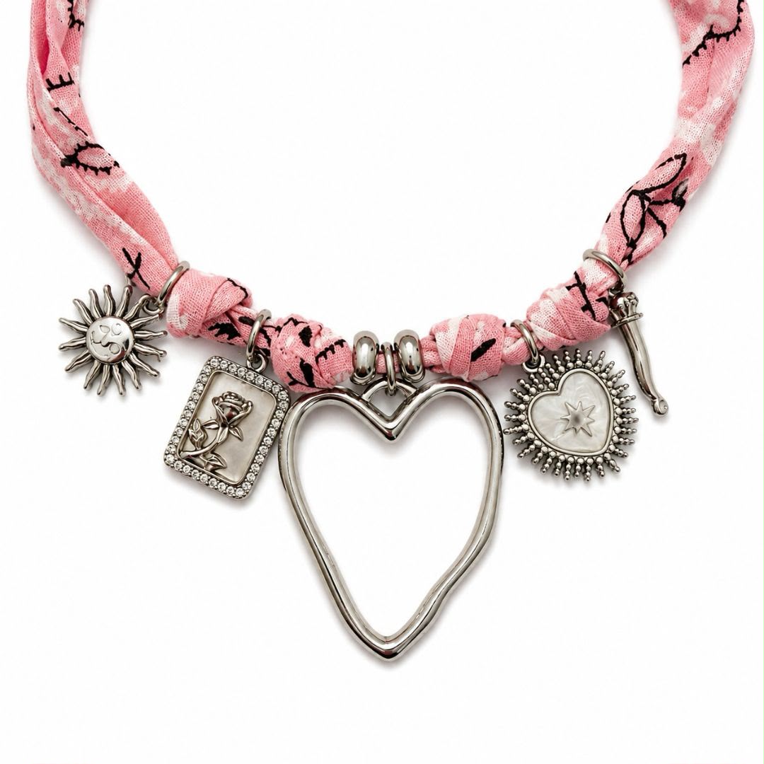 Banda Romantic Rosa Silver