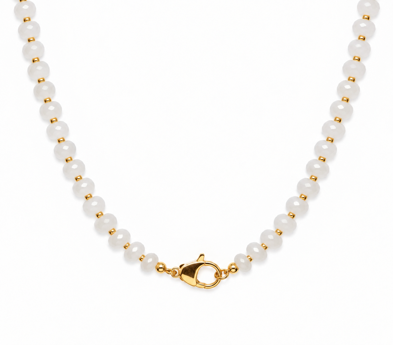Collana Big Babol Bianca 47 cm