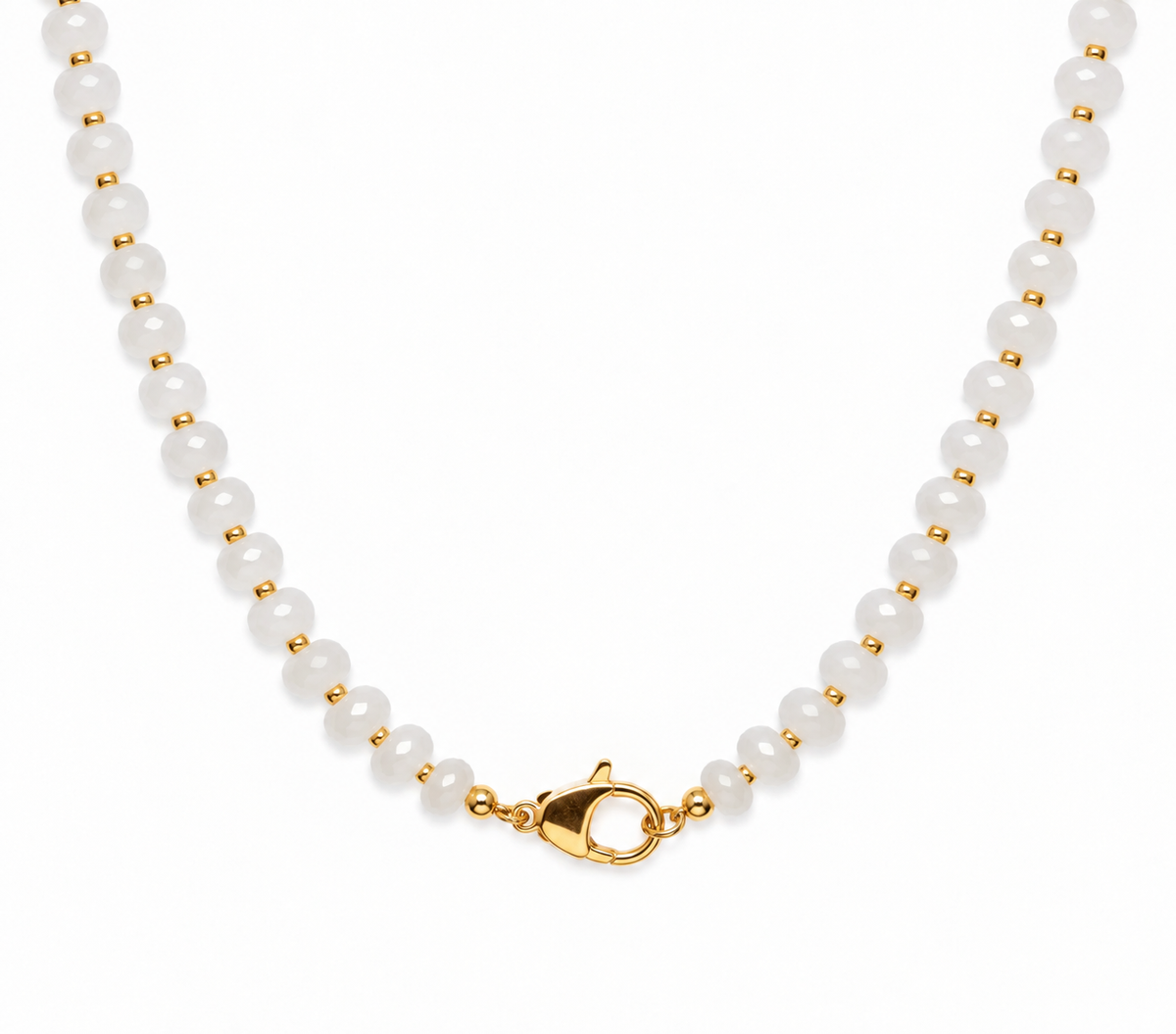 Collana Big Babol Bianca 47 cm