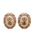 Orecchino Cameo rosa