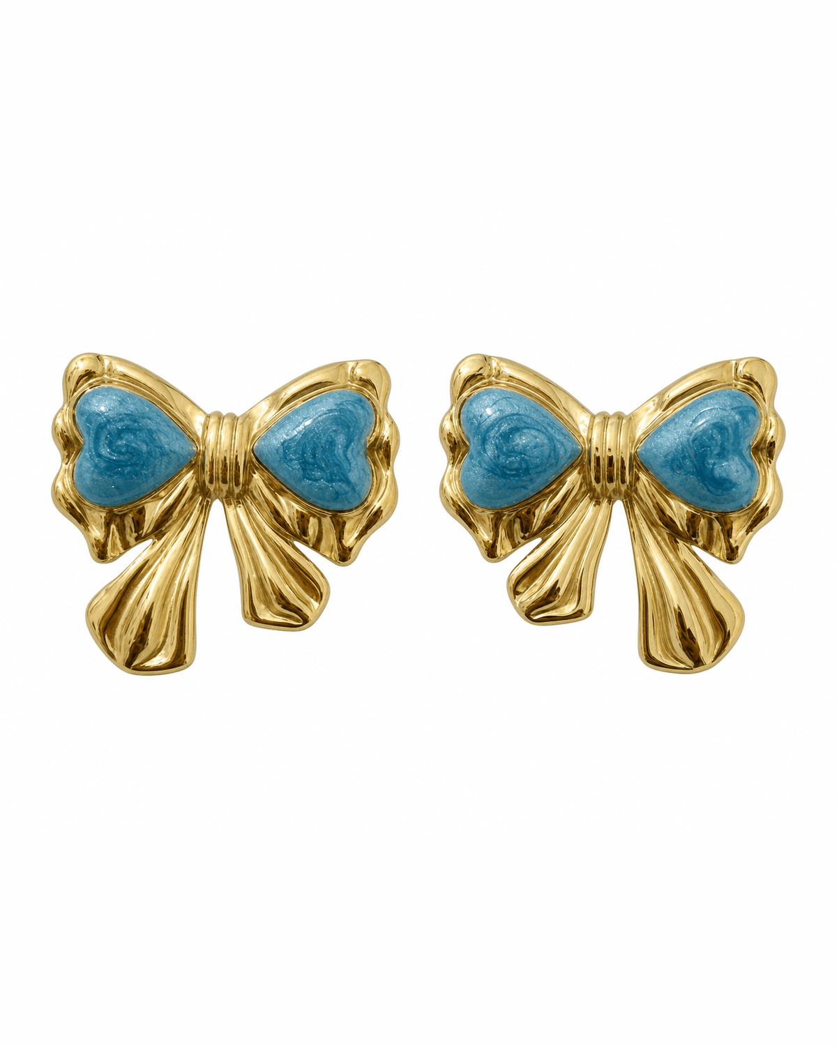 Orecchino Fiocchetto azzurro