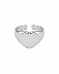 Anello Mignolo/Falange Cuoricino Silver