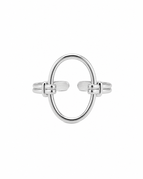 Anello Ovale Silver