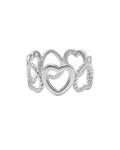 Anello Cuore a Cuore Silver