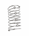 Anello Spirale Liscia Silver