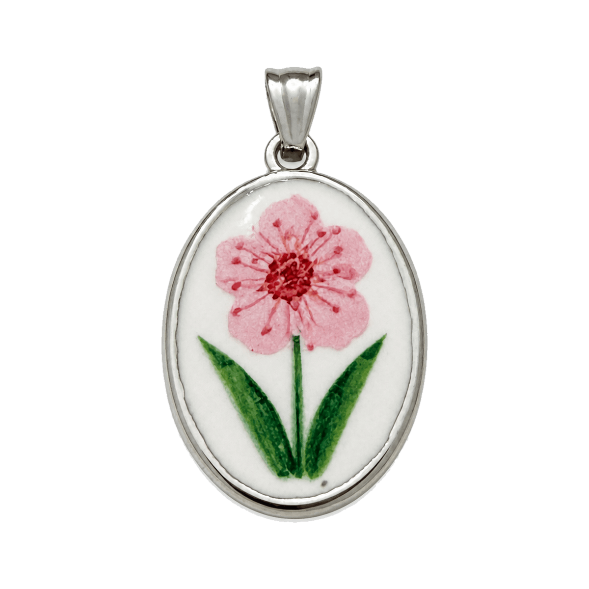 Fiore Rosa Big Resina Silver