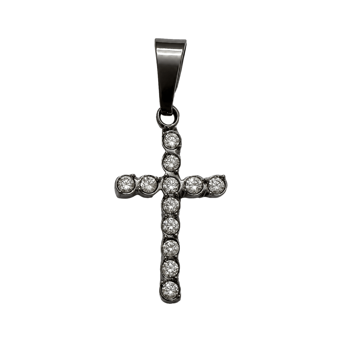 Croce Strass Silver