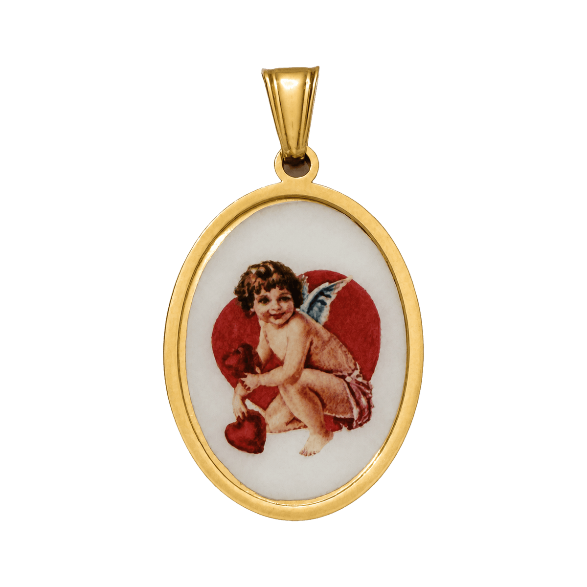 Cupido Bianco Resina