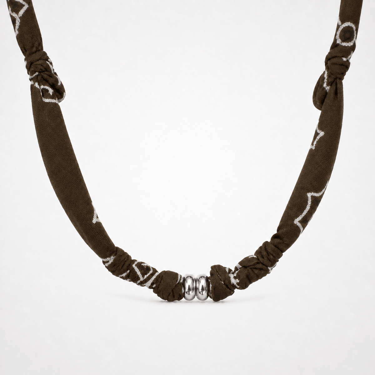 Base BandaAmikette Marrone Scuro Silver