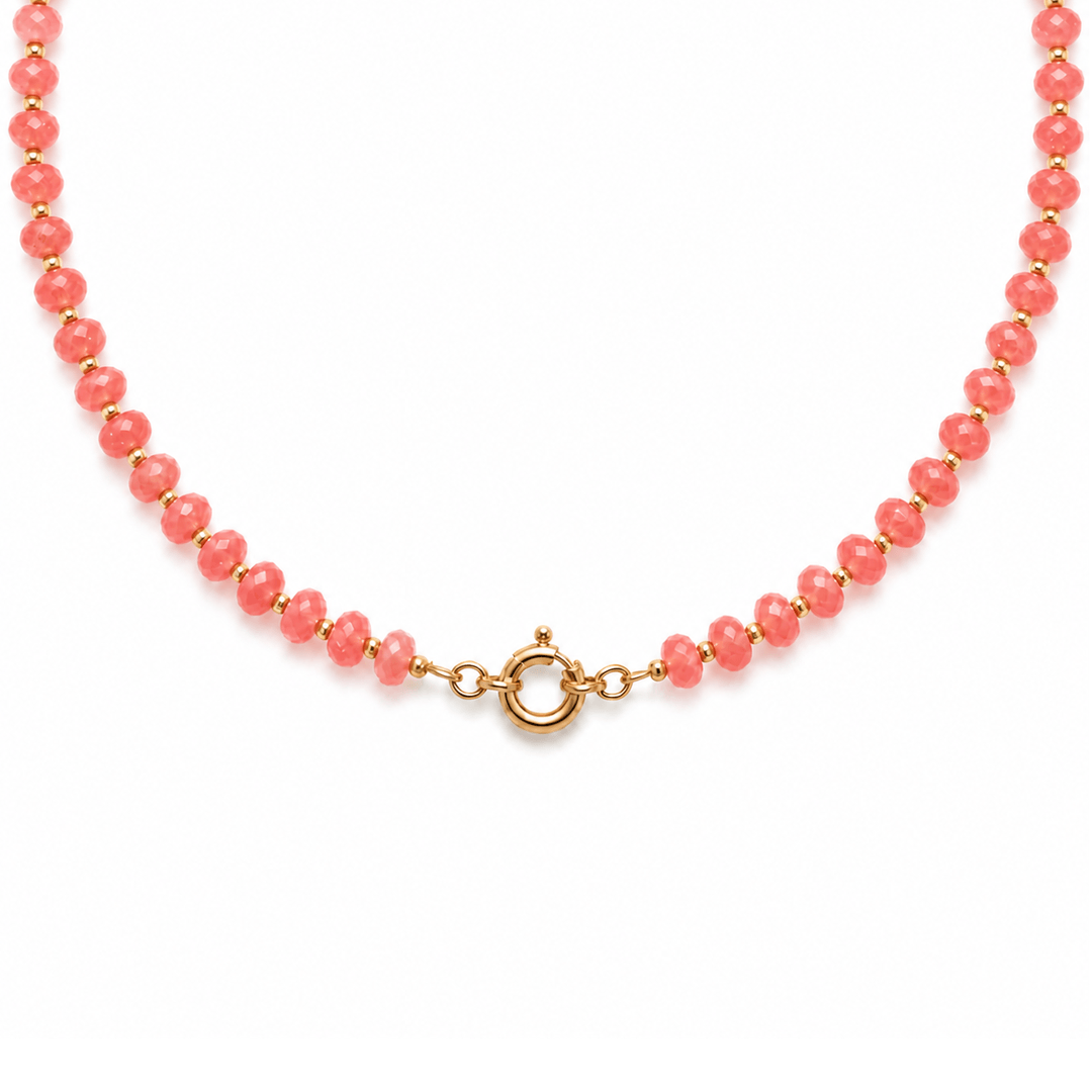 Collana Pastello Timone Rosa 45 cm