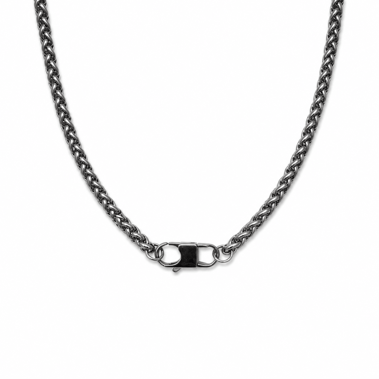 Collana Snake Moschettone Silver 43 cm
