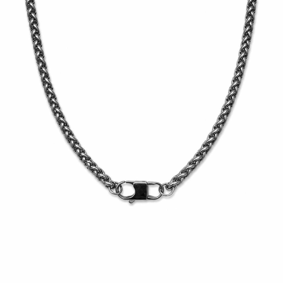 Collana Snake Moschettone Silver 43 cm