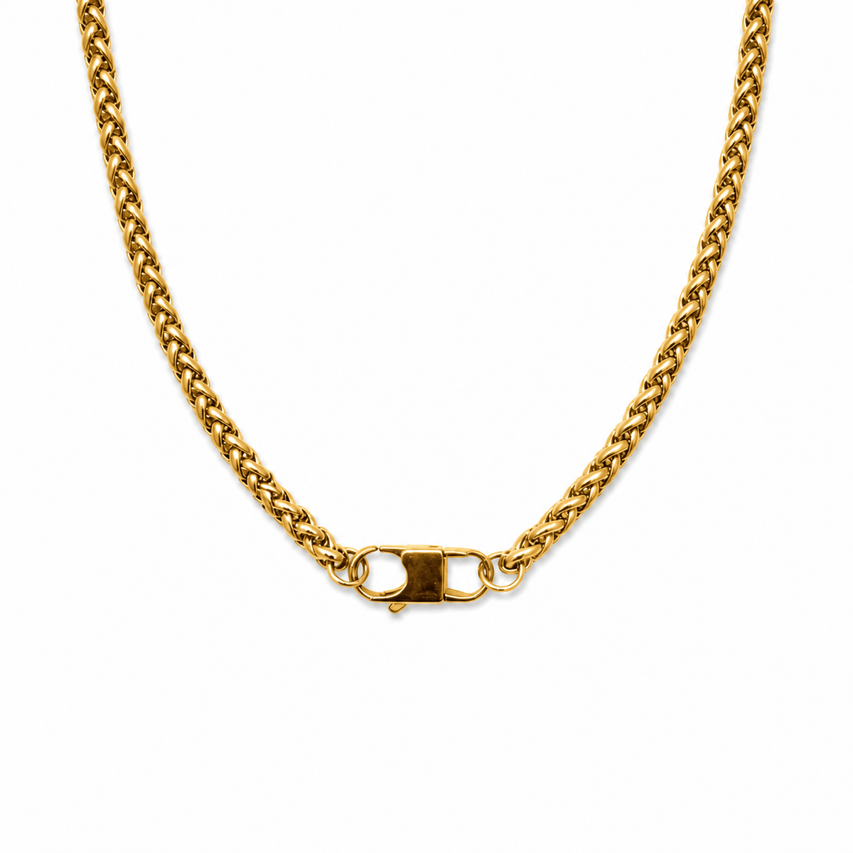 Collana Snake Moschettone Gold 43 cm