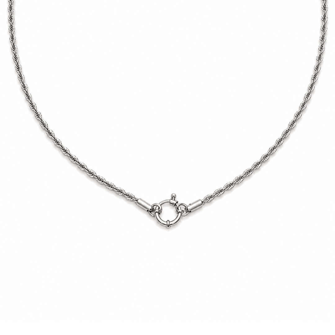 Collana Torchon Timone Silver 45 cm