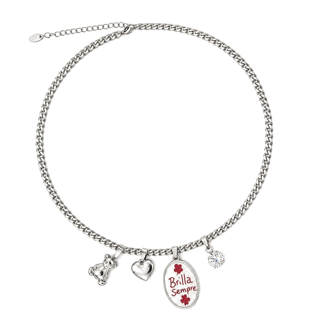 Collana Orsetto Silver