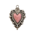 Sacro Cuore Pink Silver