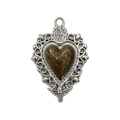 Sacro Cuore Brown Silver