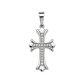 Croce Strass Silver
