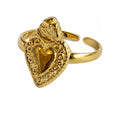 Anello Sacro Cuore Gold