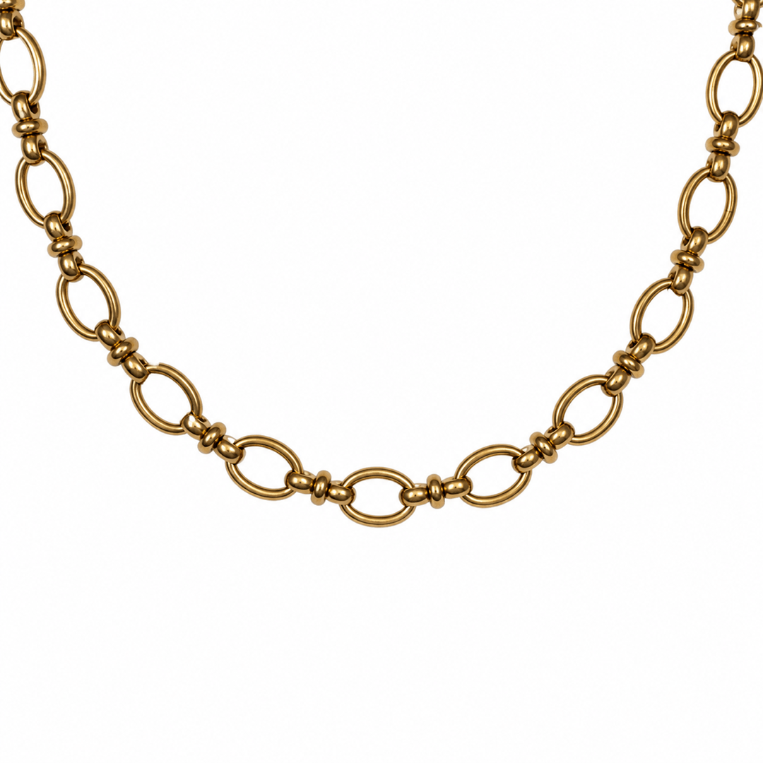Collana Diana Big Gold 45 cm