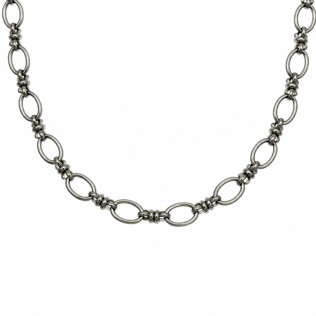 Collana Diana Big Silver 45 cm