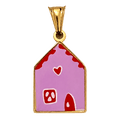 Charm Casetta lilla Le Amikette scontornato