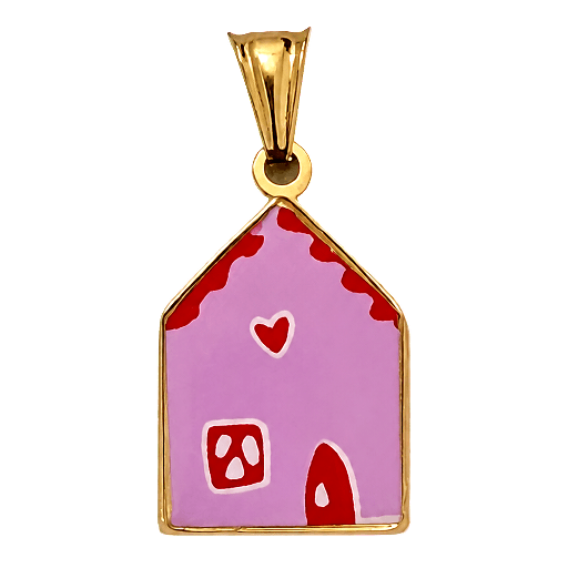 Charm Casetta lilla Le Amikette scontornato