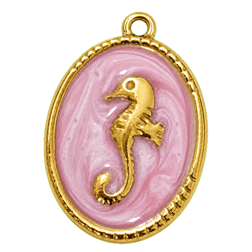 Charm Cavalluccio rosa Le Amikette scontornato