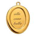 Charm Charm con incisione Le Amikette scontornato