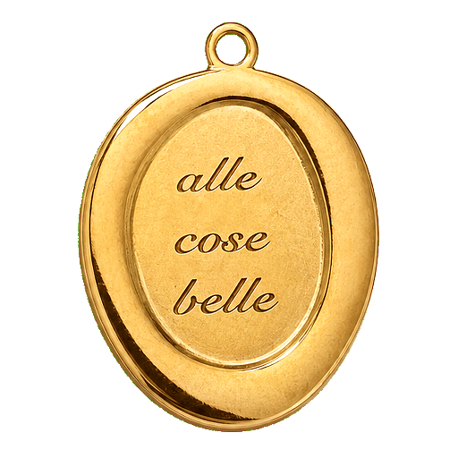 Charm Charm con incisione Le Amikette scontornato