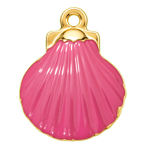 Charm Conchiglia rosa Le Amikette scontornato