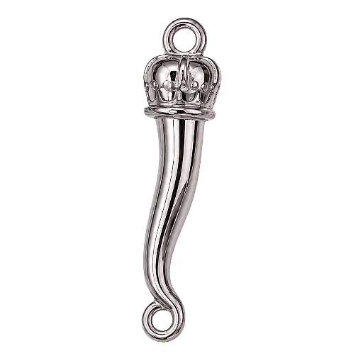 Charm Cornetto corona silver Le Amikette scontornato