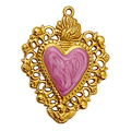 Charm Cuore Amikette big fucsia Le Amikette scontornato