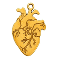 Charm Cuore anatomico Le Amikette scontornato