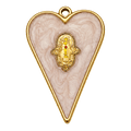 Charm Cuore mano di Fatima rosa Le Amikette scontornato