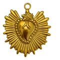 Charm Cuore Sacro Le Amikette scontornato