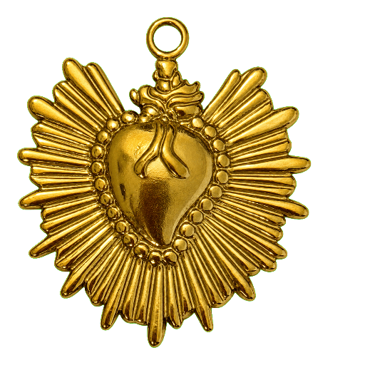 Charm Cuore Sacro Le Amikette scontornato