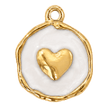 Charm Cuoricino tondo Le Amikette scontornato