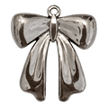 Charm Fiocco medio silver Le Amikette scontornato