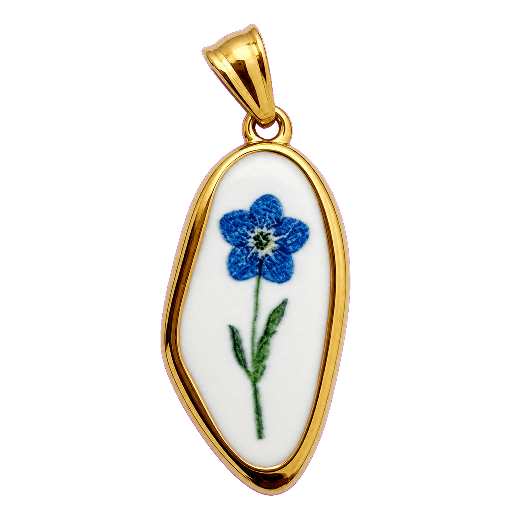 Charm Fiore blu Le Amikette scontornato
