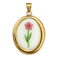 Charm Fiore rosa resina big Le Amikette scontornato
