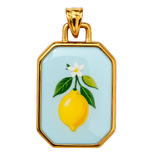 Charm Limone rettangoare Le Amikette scontornato