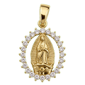 Charm Madonnina strass gold Le Amikette scontornato