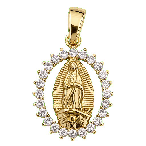 Charm Madonnina strass gold Le Amikette scontornato