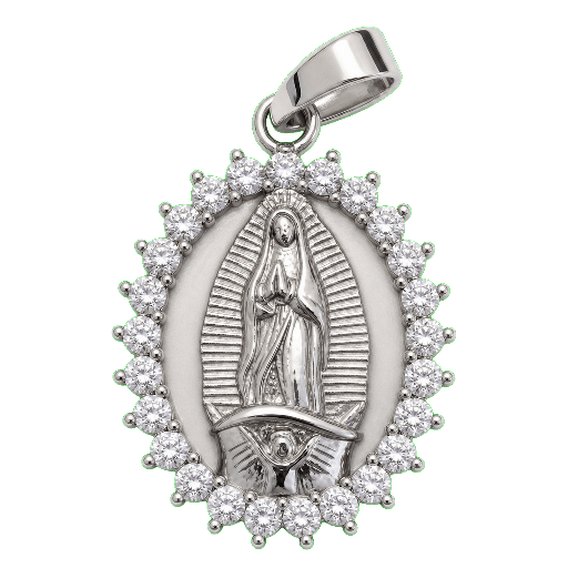 Charm Madonnina strass Le Amikette scontornato