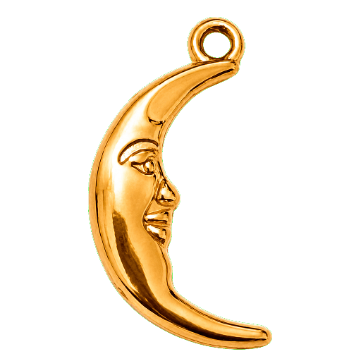 Charm Mezza luna Le Amikette scontornato