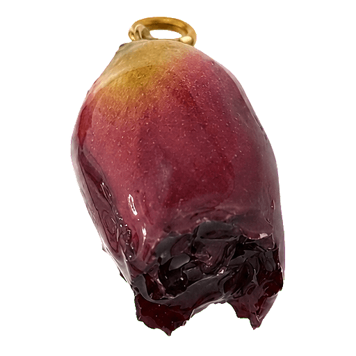 Charm Rosellina resina magenta Le Amikette scontornato
