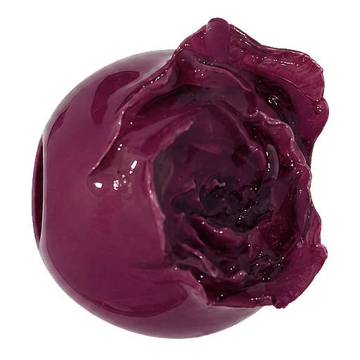 Charm Rosellina resina viola Le Amikette scontornato