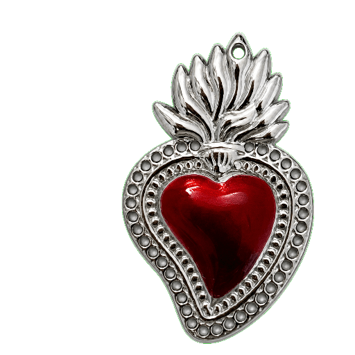 Charm Sacro cuore rosso Le Amikette scontornato