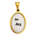 Charm Sei sole - ovale Le Amikette scontornato